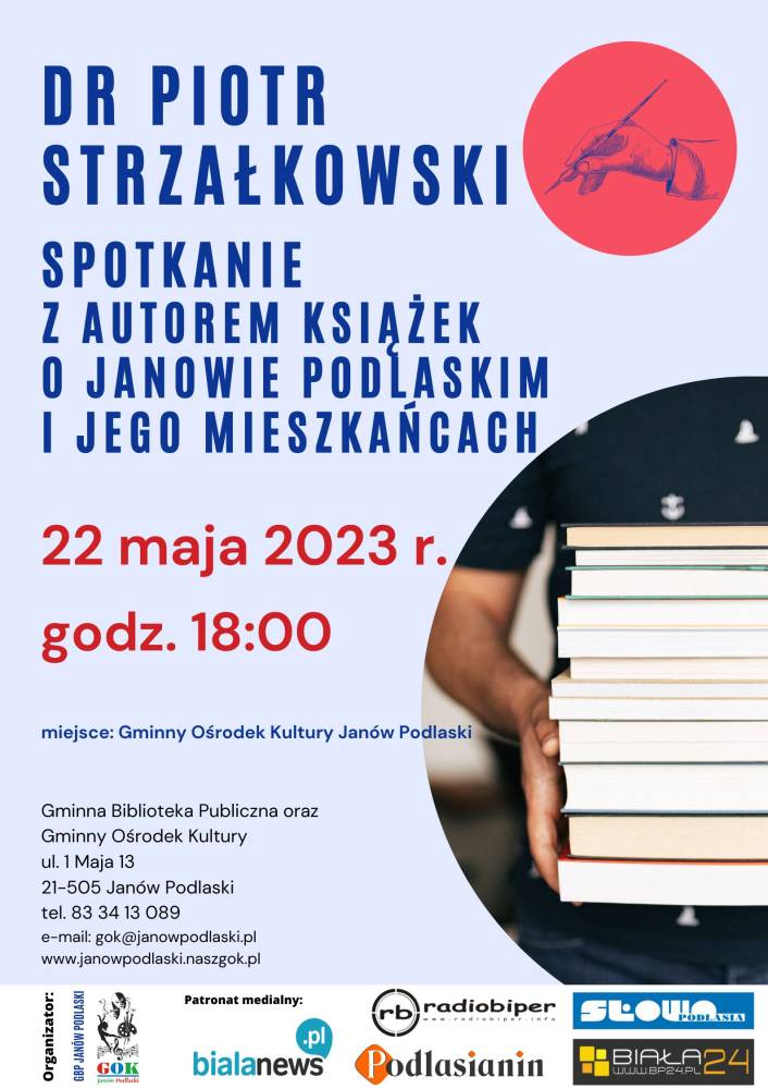 Spotkanie autorskie z dr Piotrem Strzałkowskim